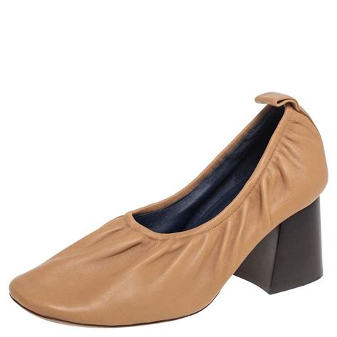 celine ballerina pumps gold|Celine Pump shoes for Women .